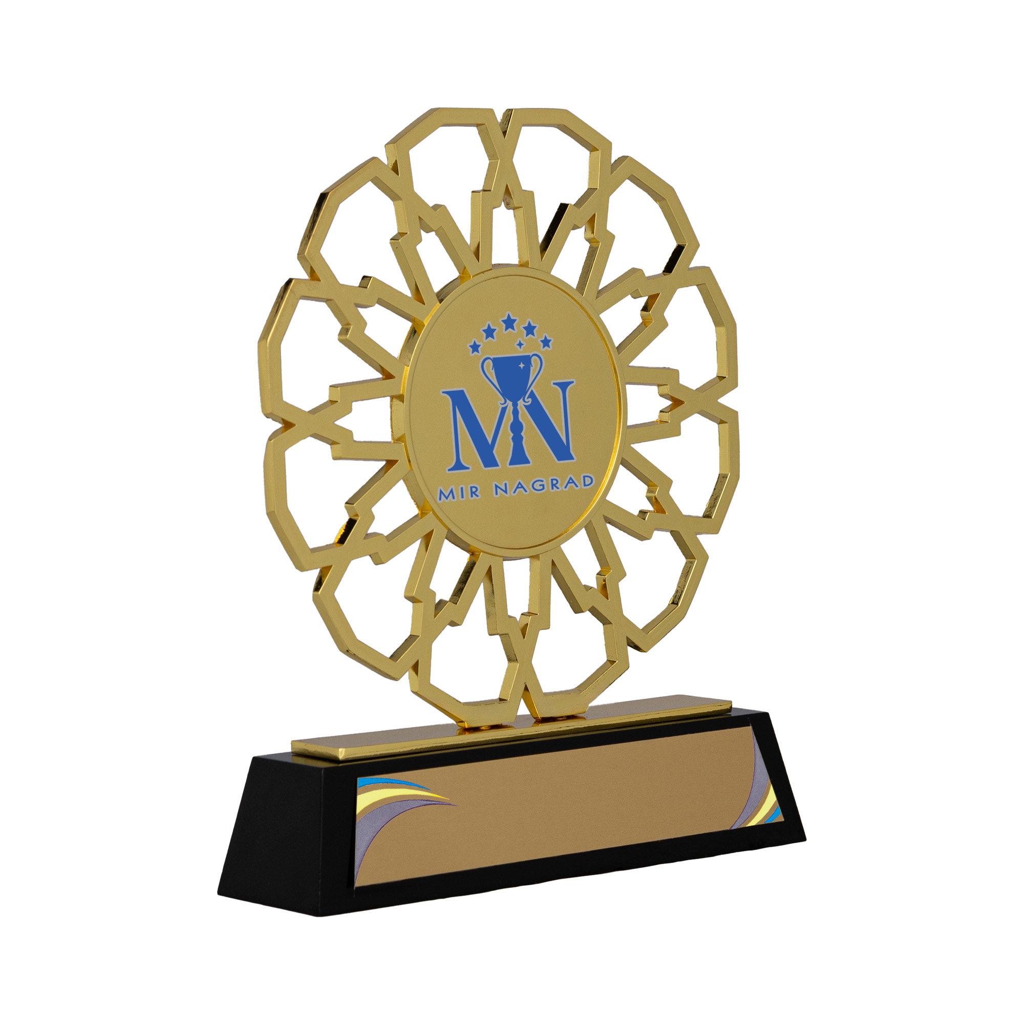 Награда из металла в футляре Mir Nagrad MN6872 (18см)